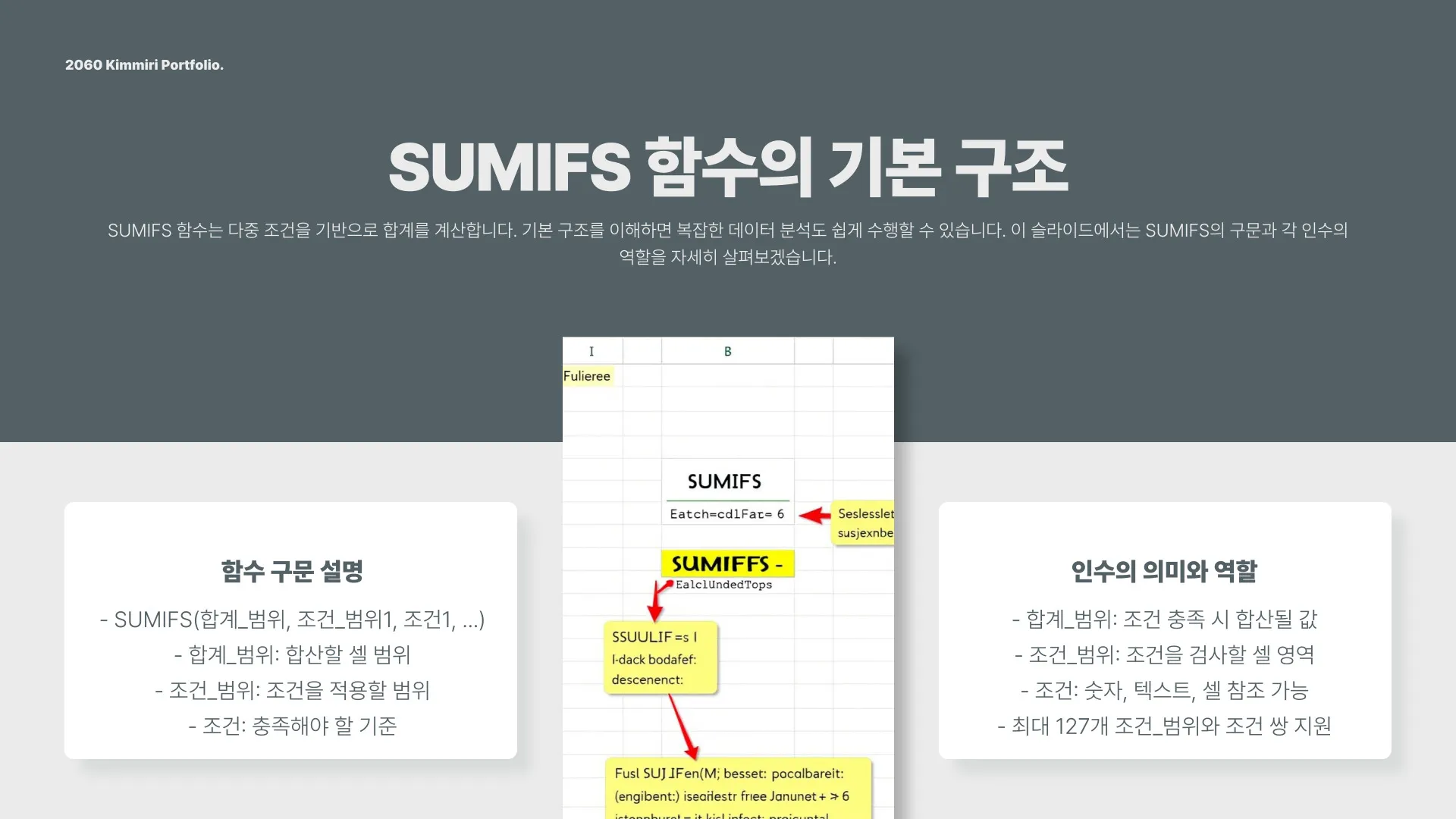 엑셀 sumifs 이미지 4